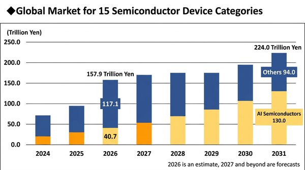 Fuji Chimera Sees AI Chips Driving Semiconductor Market to 224