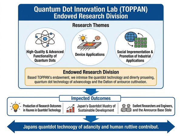 TOPPAN opens 5-year quantum dot lab with University of Tokyo